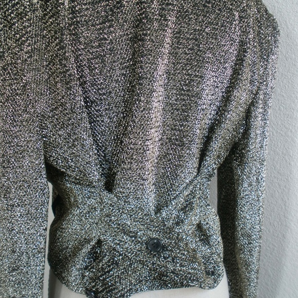 Giorgio Armani Collezioni  gold lame Size 42 /8 - Picture 1 of 5